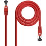 CABLE DE RED LATIGUILLO SSTP CAT8.1 AWG26 0.30 M ROJO NANOCABLE